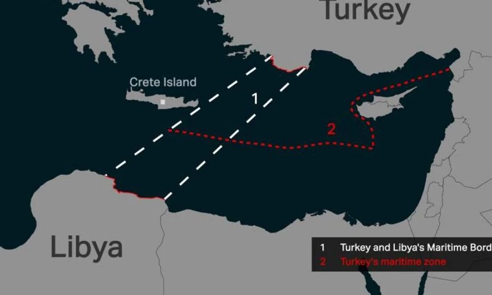"Ψυχρολουσία" από Γαλλία: Το Παρίσι αποδέχεται το τουρκολιβυκό σύμφωνο; - Χάρτης-σοκ